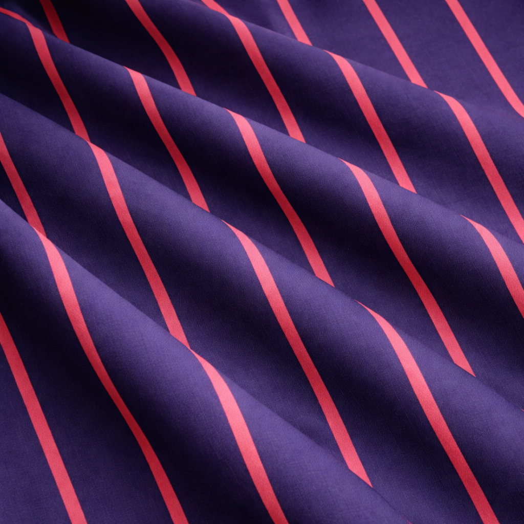 Blue with Red Strip Half Sleeve Shirt (14 HF)