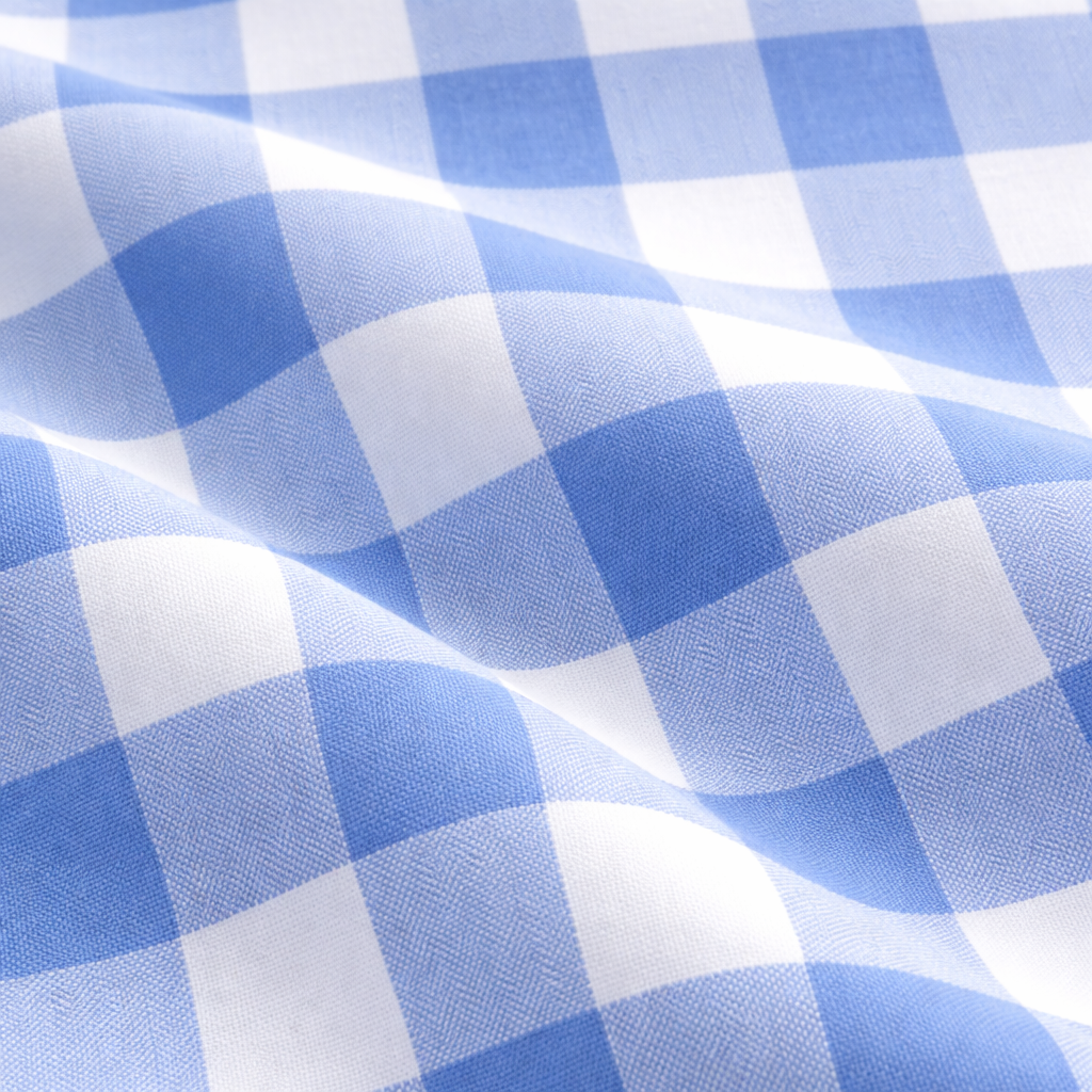 Blue White Block Half Sleeve Shirt (158 HF)